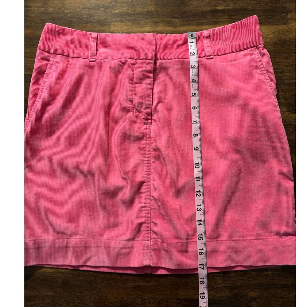 Vineyard Vines Women’s 8 Skirt Mini Corduroy Short 100% Cotton Hot Pink - Picture 8 of 8